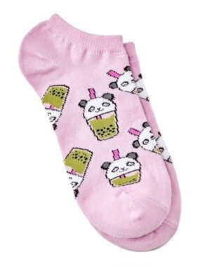 Panda Boba Low Cut Socks